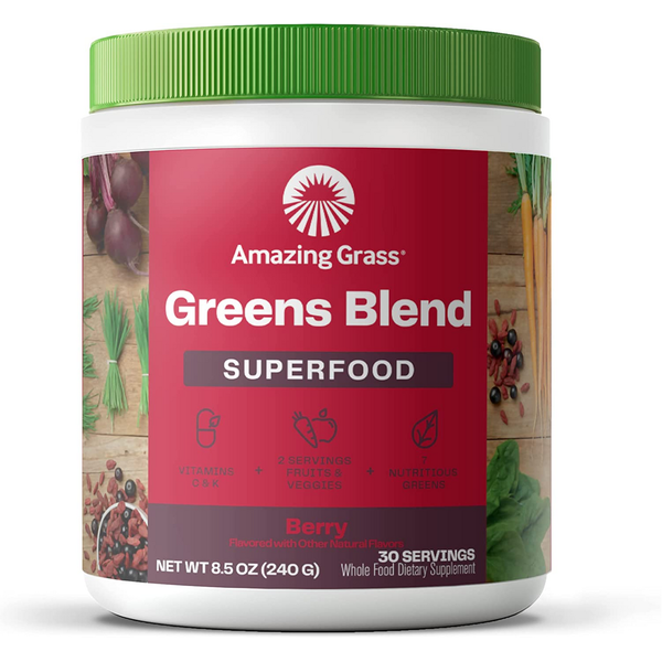 Vitamins & Supplements Amazing Grass Greens Blend Superfood, Berry hero