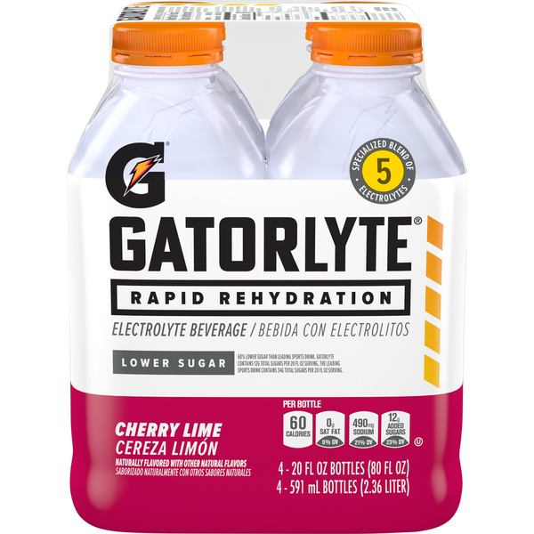 Gatorade Gatorlyte Electrolyte Beverage, Cherry Lime hero