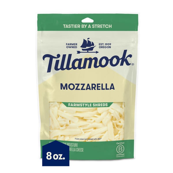 Packaged Cheese Tillamook Shredded Mozzarella hero