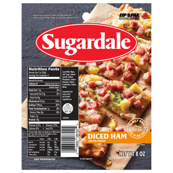 Packaged Meat Sugardale Diced Ham hero