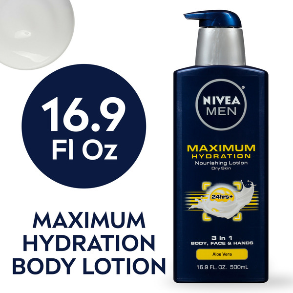 Body Lotions & Soap NIVEA Men Maximum Hydration Nourishing Lotion hero