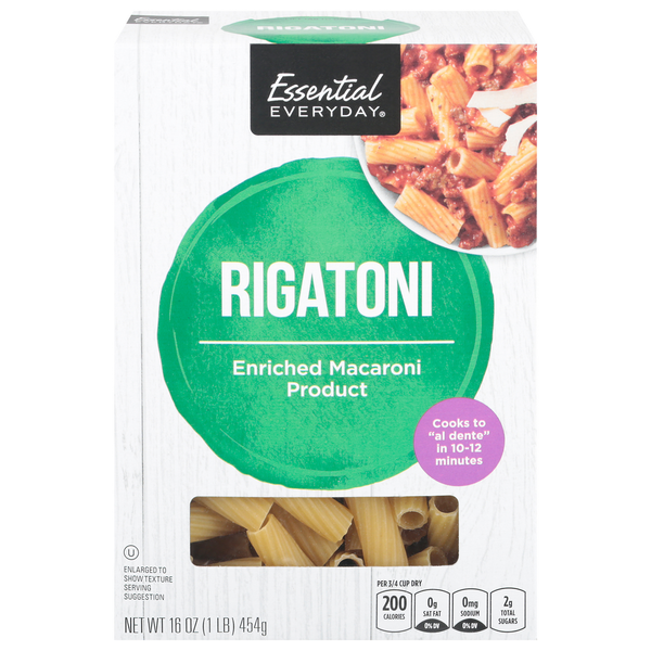 Dry Pasta Essential Everyday Rigatoni hero