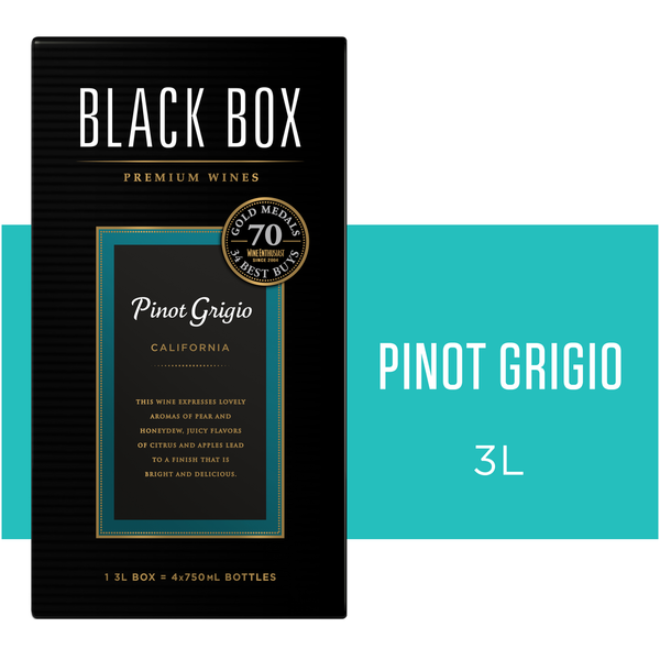 Premium Box Black Box Wines Pinot Grigio White Wine hero