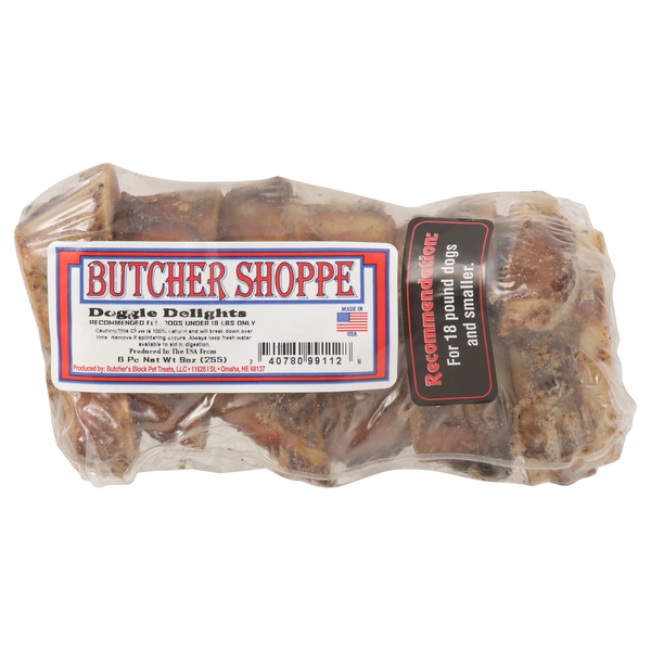 Dog Food & Care Butcher Shoppe Dog Chew, Doggie Delights, Smaller hero