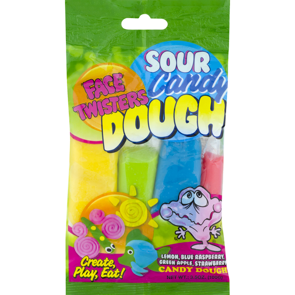 Face Twisters Candy Dough, Sour hero