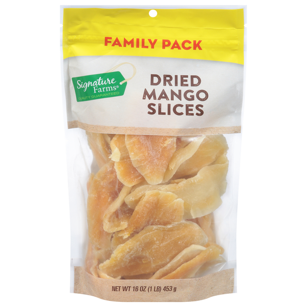 Candy & Chocolate Signature Farms Mango Slices, Dried, Family Pack hero