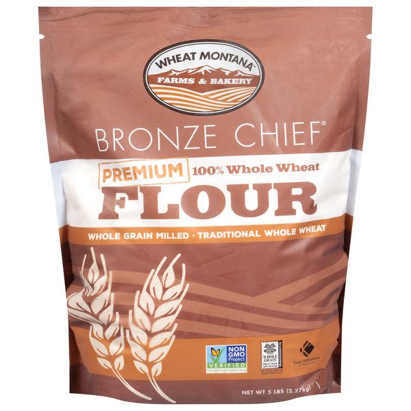 Baking Ingredients Wheat Montana 100% Whole Wheat Flour, Premium, Bronze Chief hero