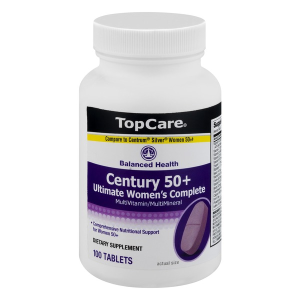 Vitamins & Supplements TopCare MultiVitamin Ultimate Women's Complete Century 50+ - 100 CT hero