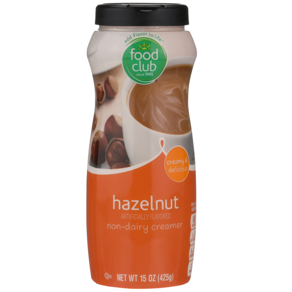 Cream Food Club Hazelnut Non-Dairy Creamer hero