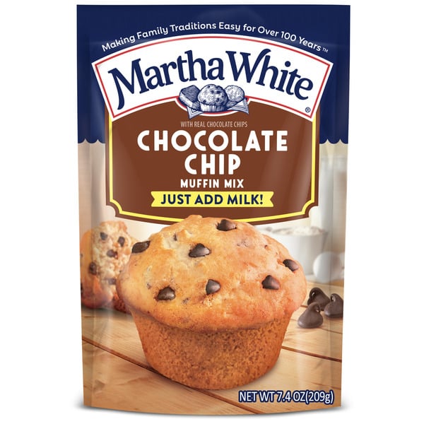 Doughs, Gelatins & Bake Mixes Martha White Chocolate Chip Muffin Mix hero