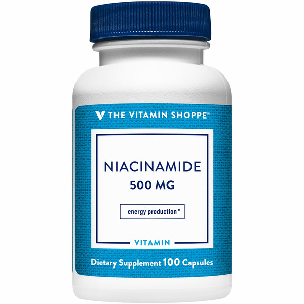 Vitamin B The Vitamin Shoppe Niacinamide - 500 MG (100 Capsules) hero