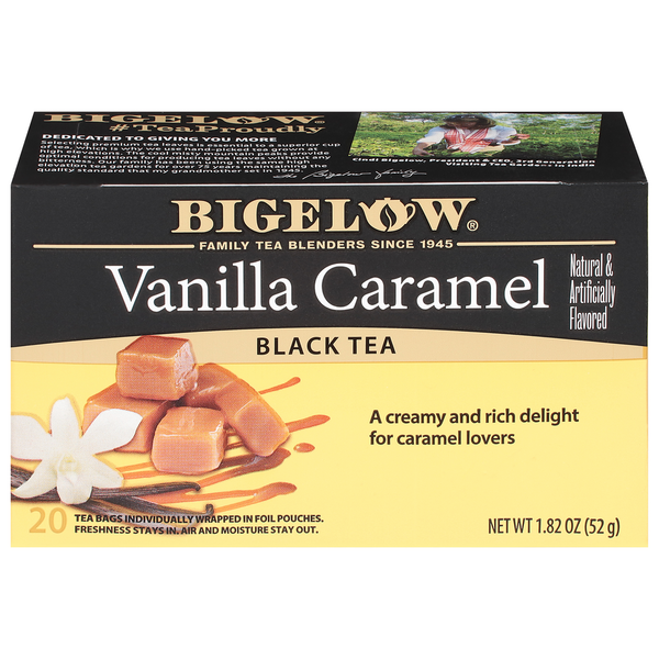 Tea Bigelow Vanilla Caramel Black Tea hero