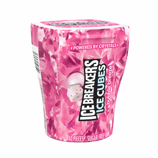 Mint & Gum Ice Breakers Bubble Breeze Sugar Free Chewing Gum hero