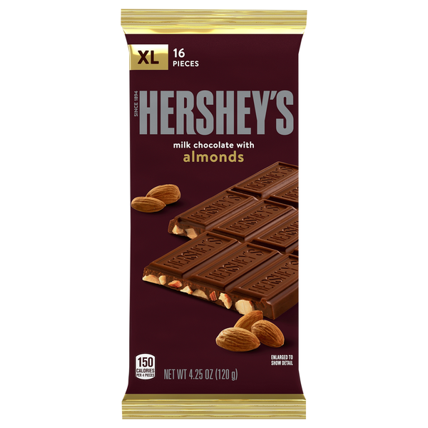 Candy & Chocolate Hershey's Milk Chocolate with Almonds XL Candy hero