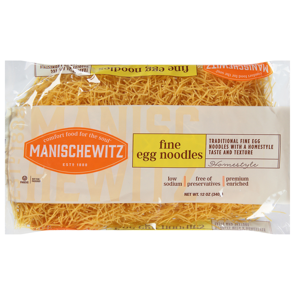 Kosher Foods Manischewitz Noodles, Egg, Fine, Homestyle hero