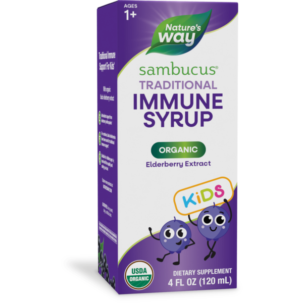 Cold, Flu & Allergy Nature's Way Sambucus Organic Immune Syrup for Kids hero