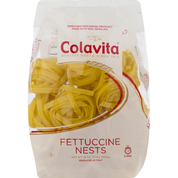 Dry Pasta & Noodles Colavita Fettuccine Nest Pasta hero