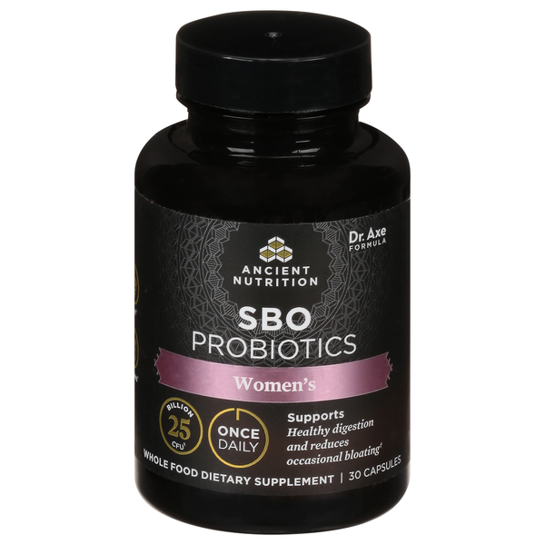 Vitamins & Supplements Ancient Nutrition SBO Probiotics, Women's, Capsules hero