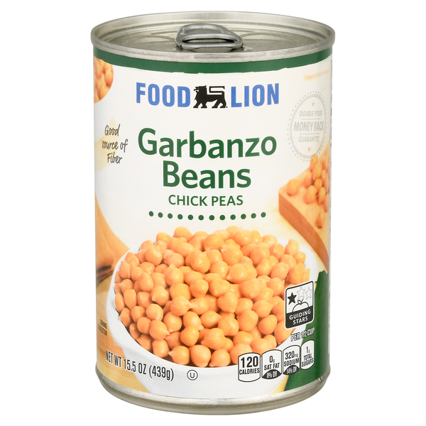 Canned & Jarred Vegetables Food Lion Chick Peas, Garbanzo Beans hero