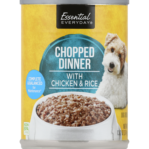 Dog Food & Care Essential Everyday Dog Food, Chopped Diner, with Chicken & Rice hero