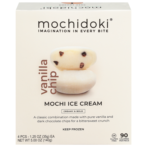 Mochidoki Mochi Ice Cream, Vanilla Chip hero