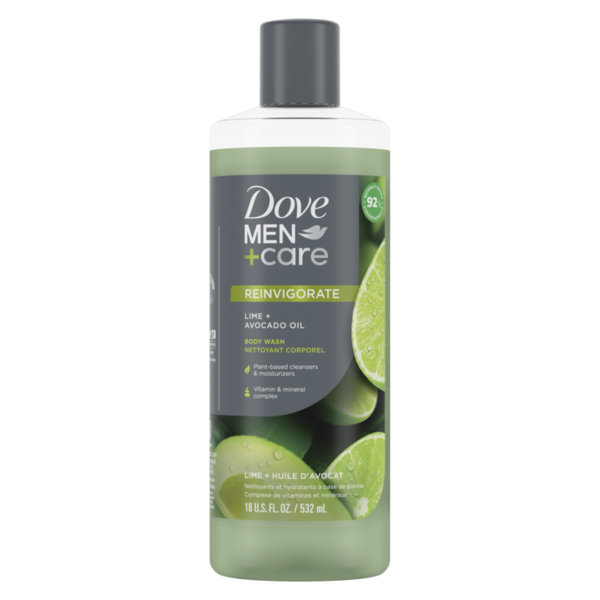 Body Lotions & Soap Dove Men+Care Body Wash Lime + Avocado Oil hero