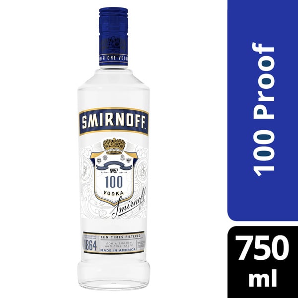 Spirits Smirnoff 100 Proof Vodka hero