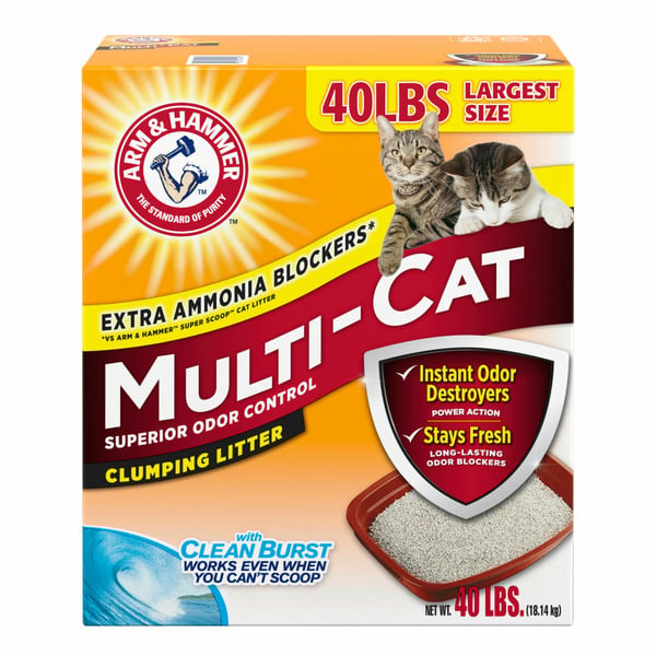 Cat Litter & Supplies Arm & Hammer Multi-Cat Superior Odor Control Clumping Cat Litter hero