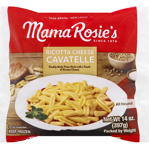 Frozen Meals Mama Rosie's Cavatelle, Ricotta Cheese hero