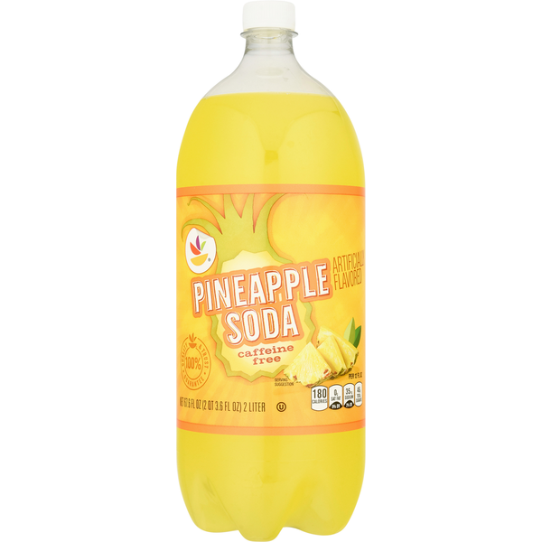 Soft Drinks Store Brand Soda, Caffeine Free, Pineapple hero