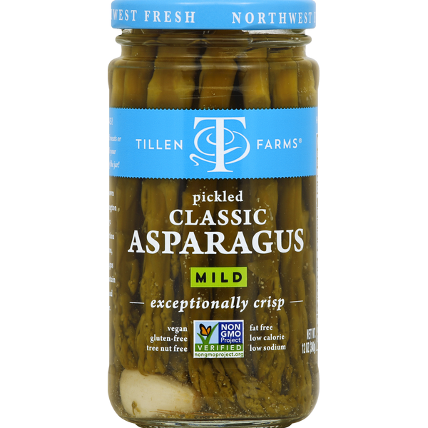 Pickled Goods & Olives Tillen Farms Asparagus, Classic, Mild, Pickled hero