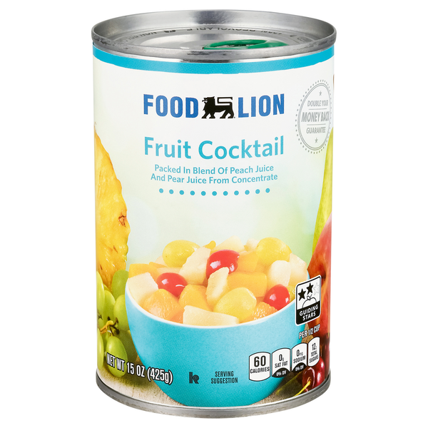 Canned Fruit & Applesauce Food Lion Fruit Cocktail hero