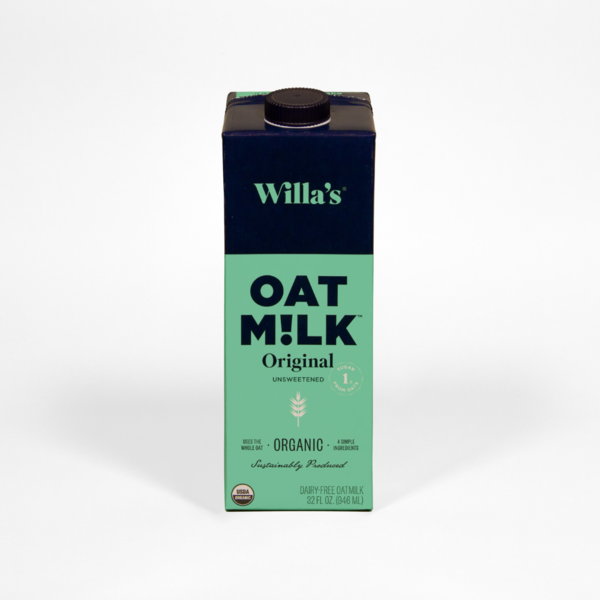 Dairy & Eggs Willa's Organic, Unsweetened Original Oat Milk hero