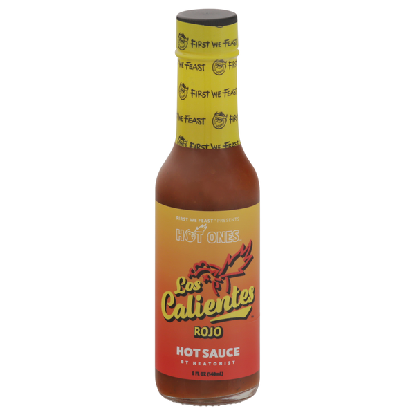 Condiments Hot Ones Hot Sauce Los Calientes Rojo hero