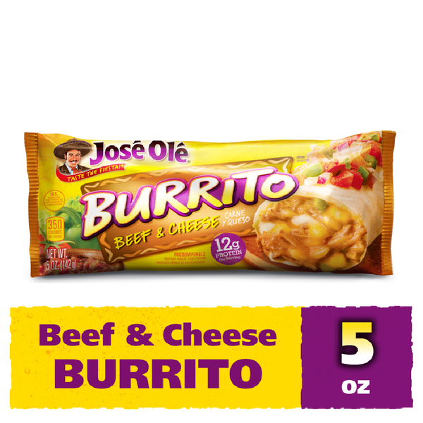 Frozen Meals José Olé Burrito, Beef & Cheese hero