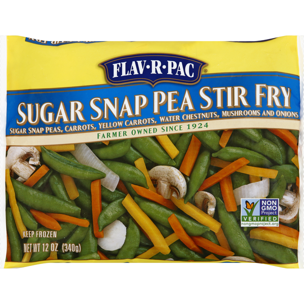 Frozen Vegan & Vegetarian Flav R Pac Sugar Snap Pea Stir Fry hero