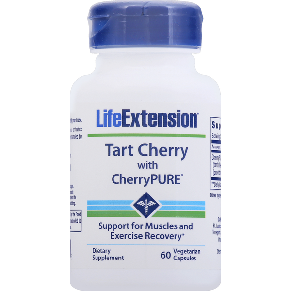 Vitamins & Minerals Life Extension Tart Cherry, with CherryPure, Vegetarian Capsules hero