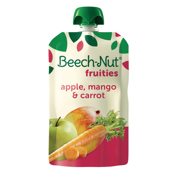 Baby Food & Formula Beech-Nut Fruities Pouch, Apple, Mango, Carrot hero