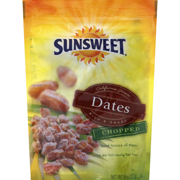 Nuts, Seeds & Dried Fruit Sunsweet Dates, Chopped hero