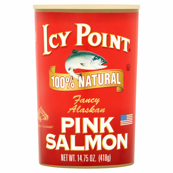 Canned Meat & Seafood Icy Point Fancy Alaskan Pink Salmon hero