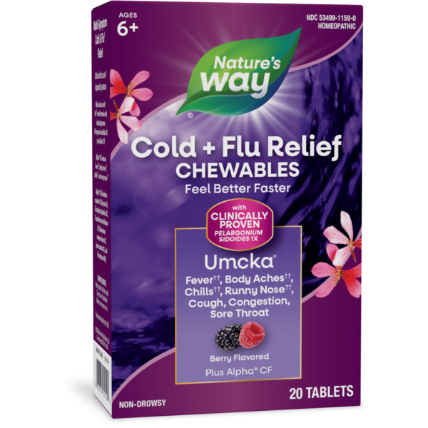 Cold, Flu & Allergy Nature's Way Umcka® Cold+Flu Chewables hero