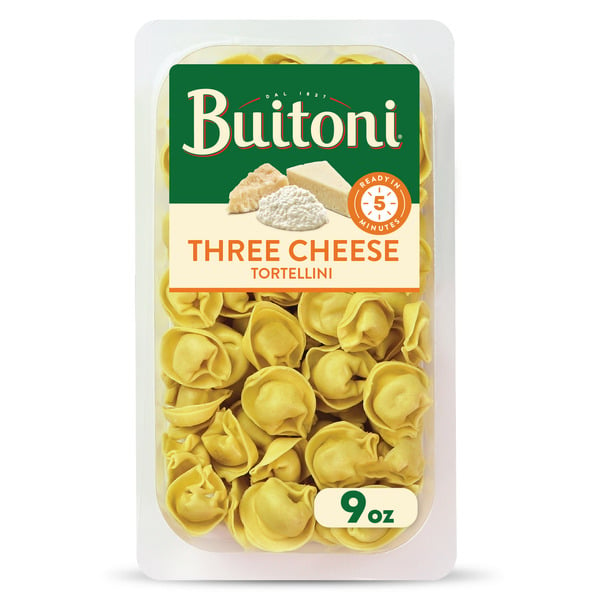 Fresh Pasta Buitoni Three Cheese Tortellini, Refrigerated Pasta hero