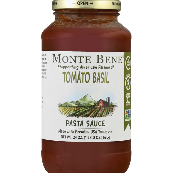 Pasta Sauce Monte Bene Pasta Sauce, Tomato Basil hero