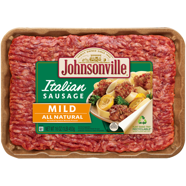 Johnsonville Mild Italian Ground Sausage hero