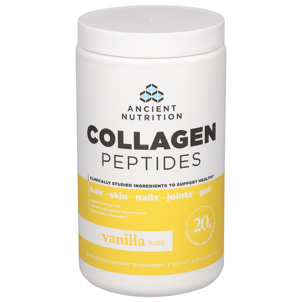 Dietary Supplements Ancient Nutrition Collagen Peptides, Vanilla Flavor hero