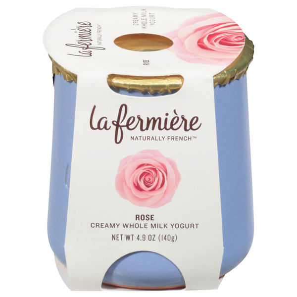 Yogurt La Fermière Yogurt, Whole Milk, Rose, Creamy hero