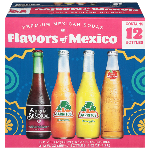 Latino Foods Jarritos Sodas, Premium Mexican hero