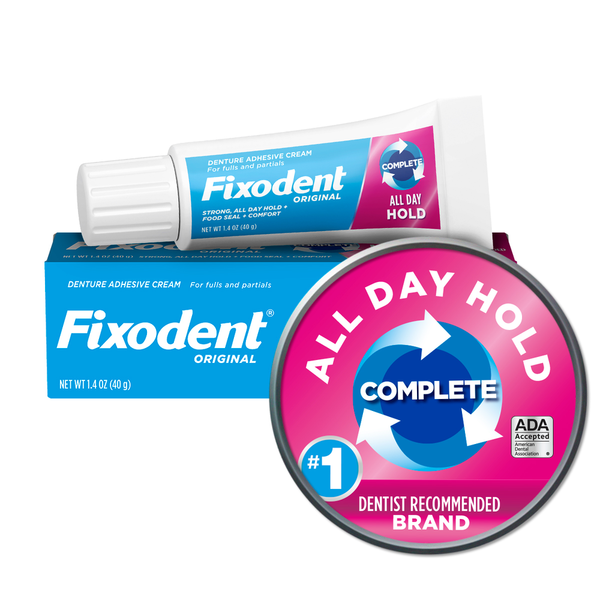 Oral Hygiene Fixodent Original Denture Adhesive hero