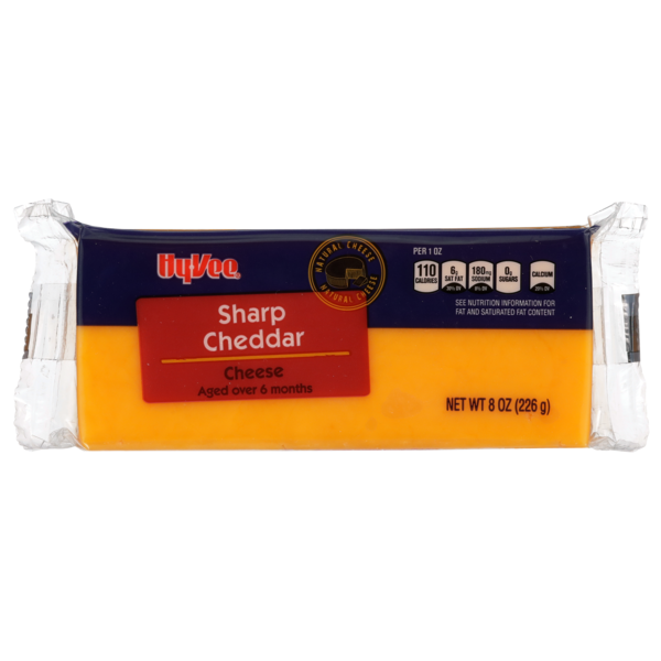 Packaged Cheese Hy-Vee Sharp Cheddar Cheese hero