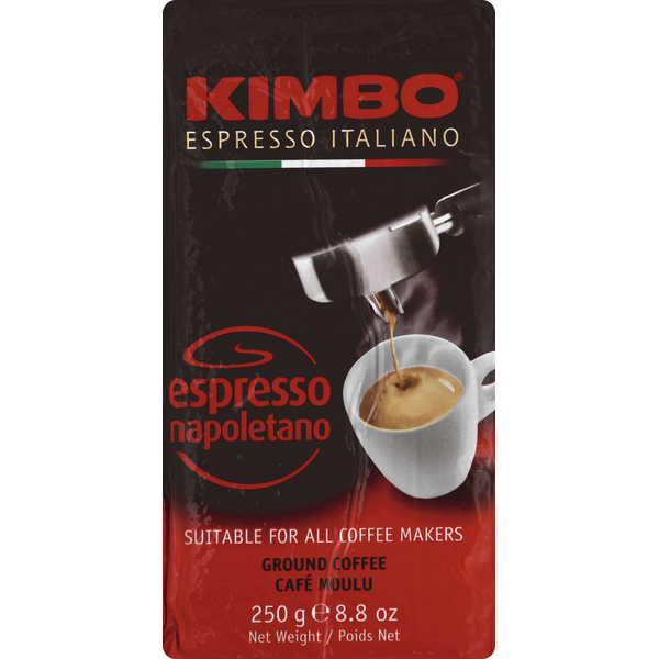 Coffee Kimbo Coffee, Ground, Espresso Napoletano hero